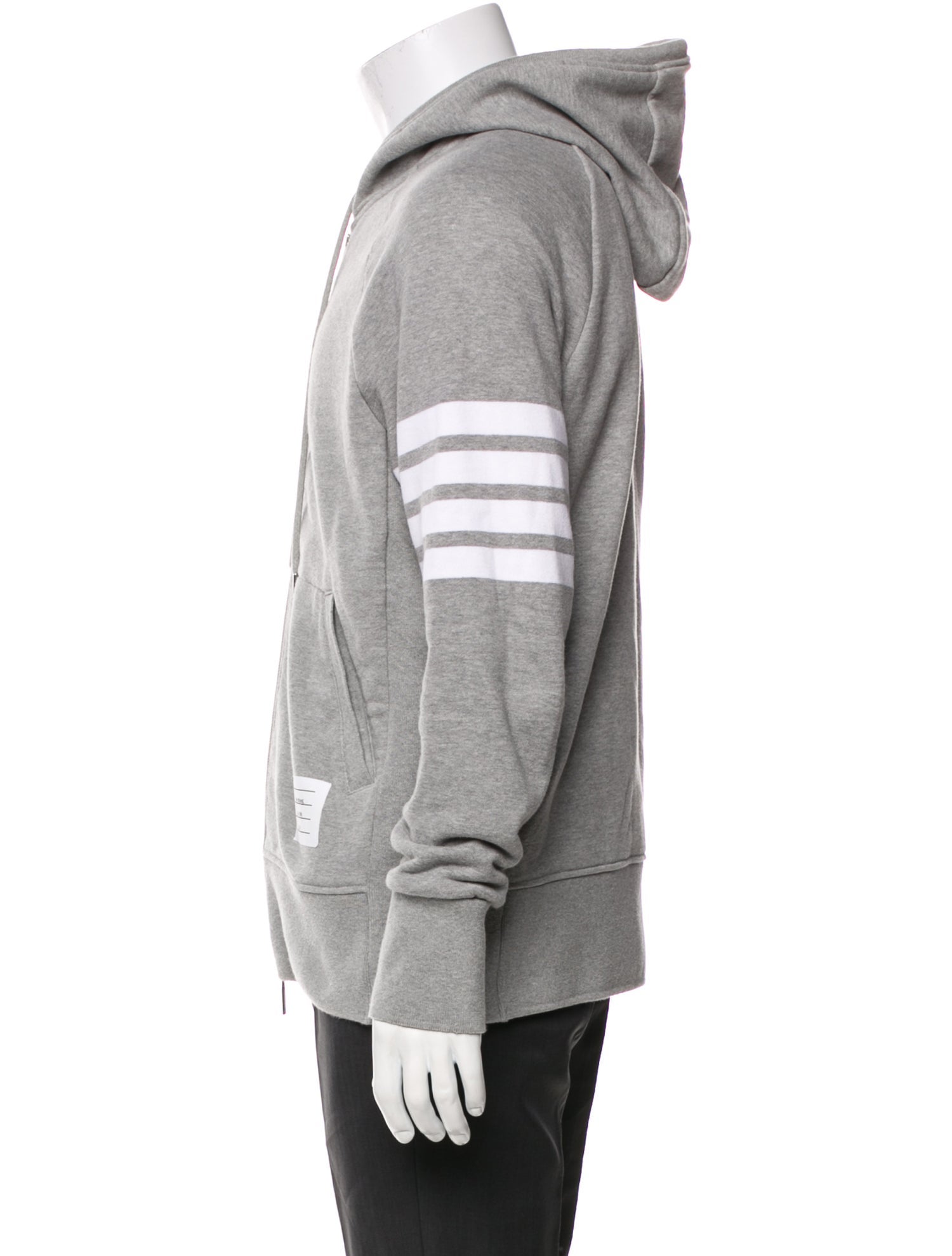 Thom Browne Striped Crew Neck Hoodie