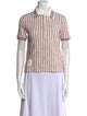 Thom Browne Striped Short Sleeve Polo