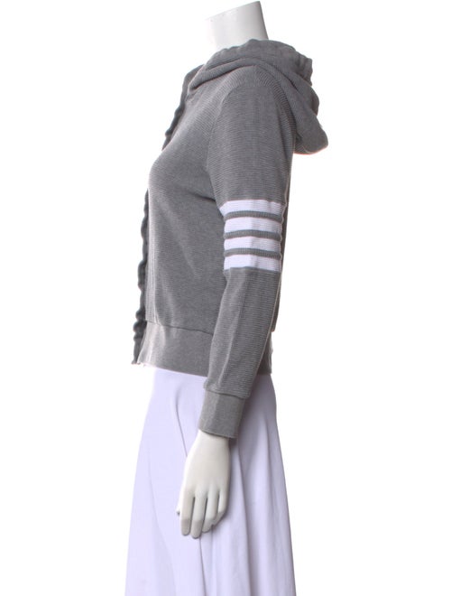 Thom Browne 4-Bar Mock Neck Sweatshirt
