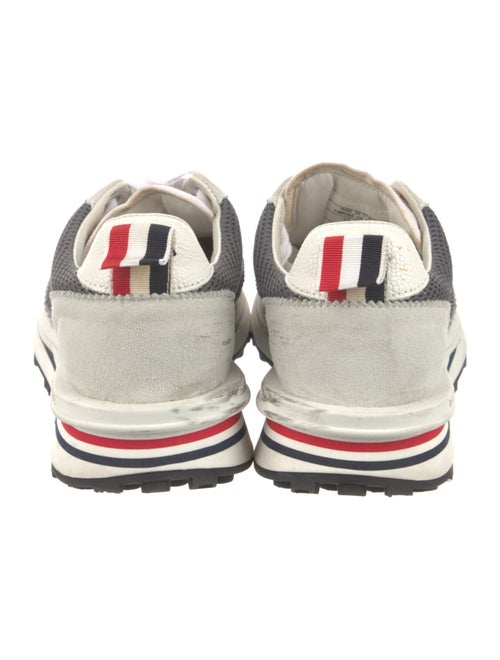 Thom Browne Mesh Colorblock Pattern Sneakers