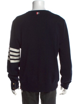 Thom Browne 4-Bar Striped Pullover