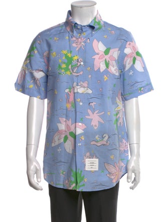 Thom Browne Linen Printed Shirt
