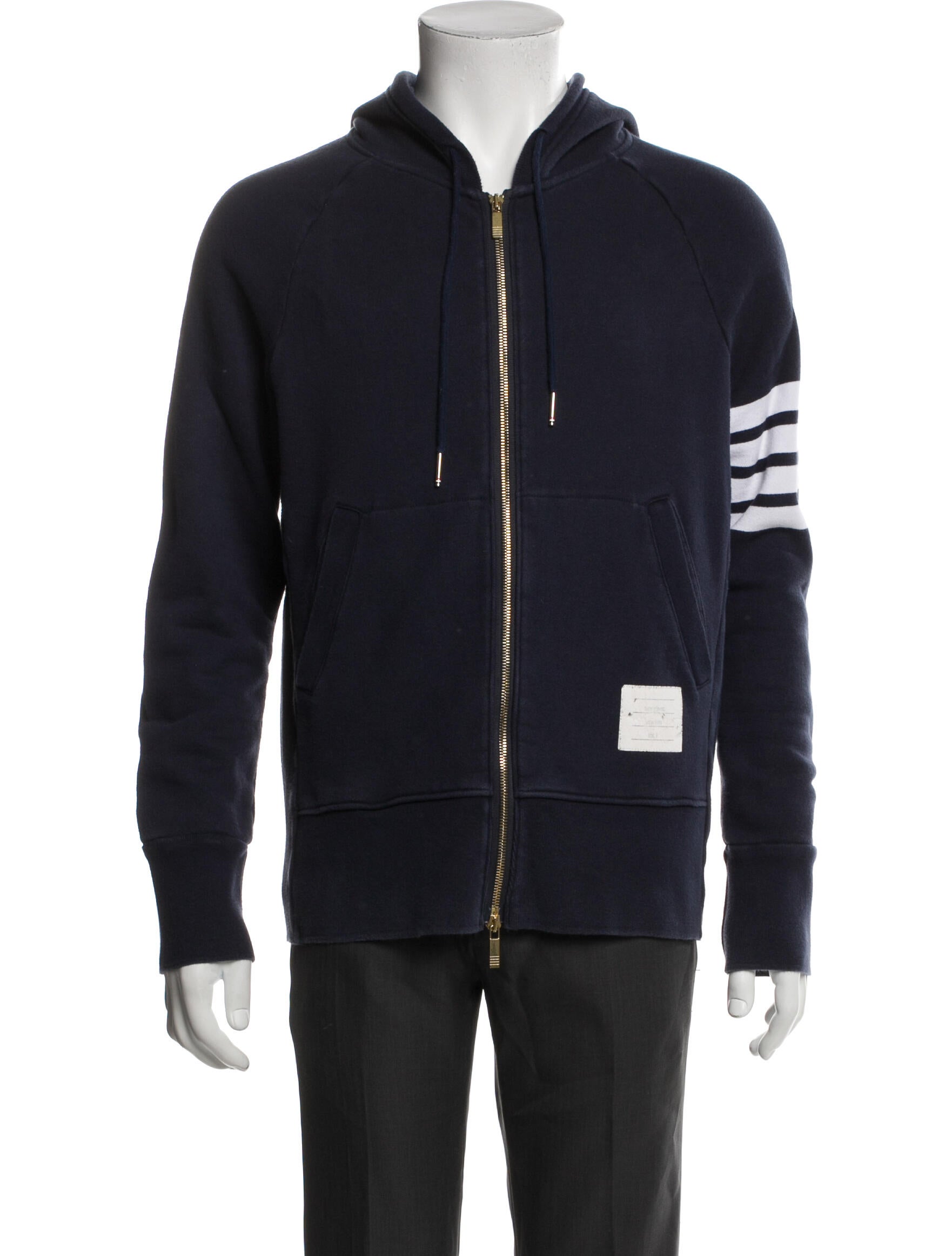 Thom Browne Crew Neck Long Sleeve Hoodie