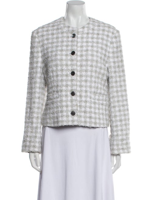 Thom Browne Silk Tweed Pattern Evening Jacket