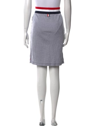 Thom Browne Striped Knee-Length Skirt