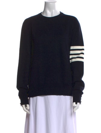 Thom Browne 4-Bar Striped Sweater