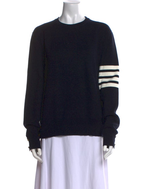 Thom Browne 4-Bar Striped Sweater
