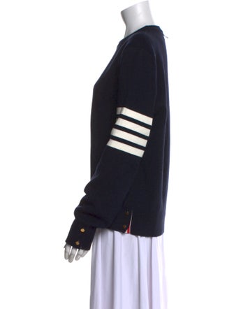 Thom Browne 4-Bar Striped Sweater