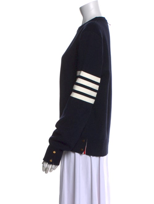 Thom Browne 4-Bar Striped Sweater