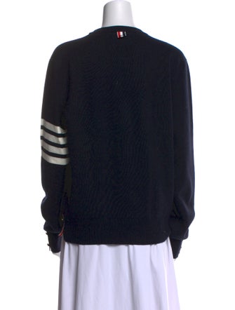 Thom Browne 4-Bar Striped Sweater