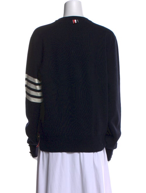 Thom Browne 4-Bar Striped Sweater