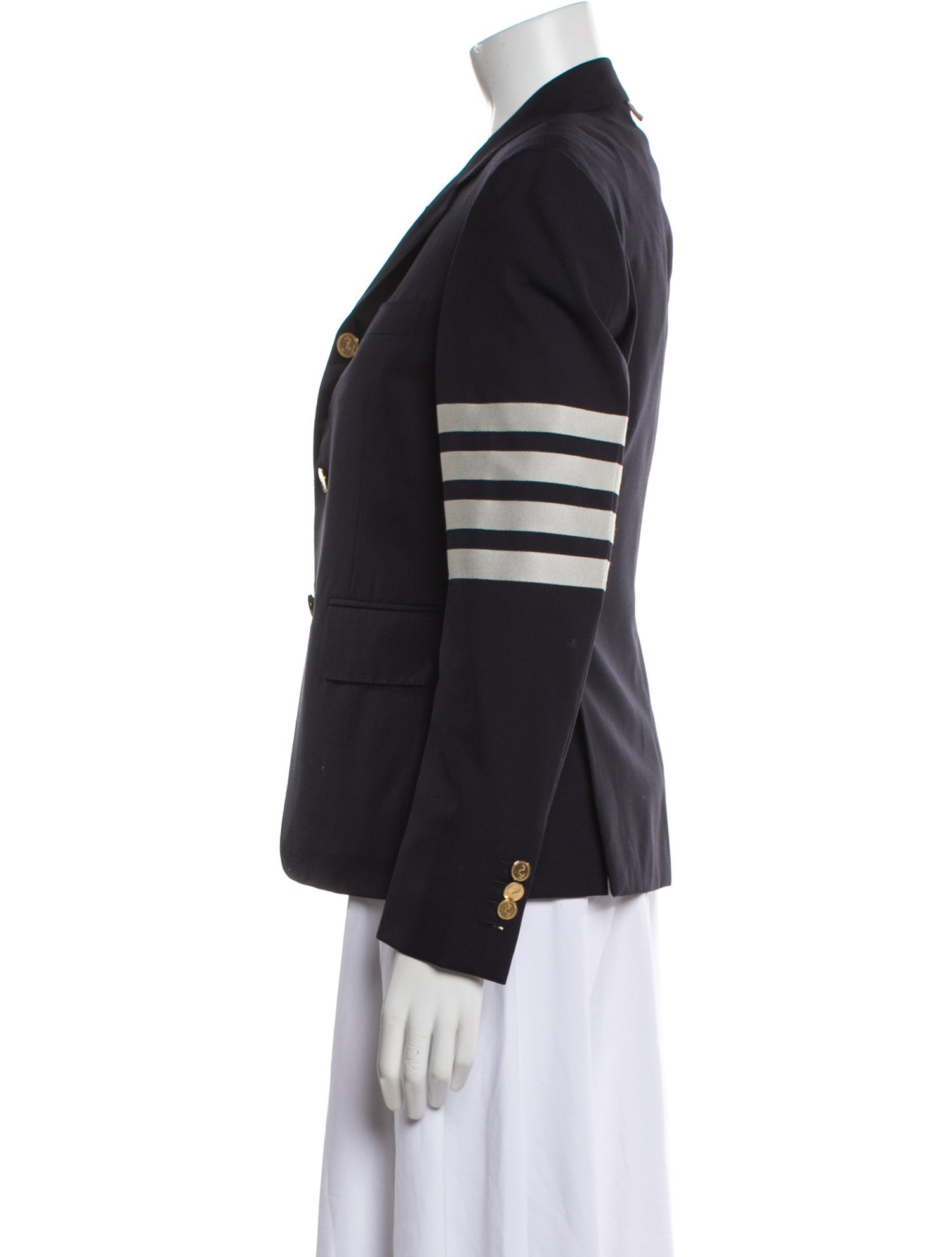 Thom Browne 4-Bar Wool Blazer