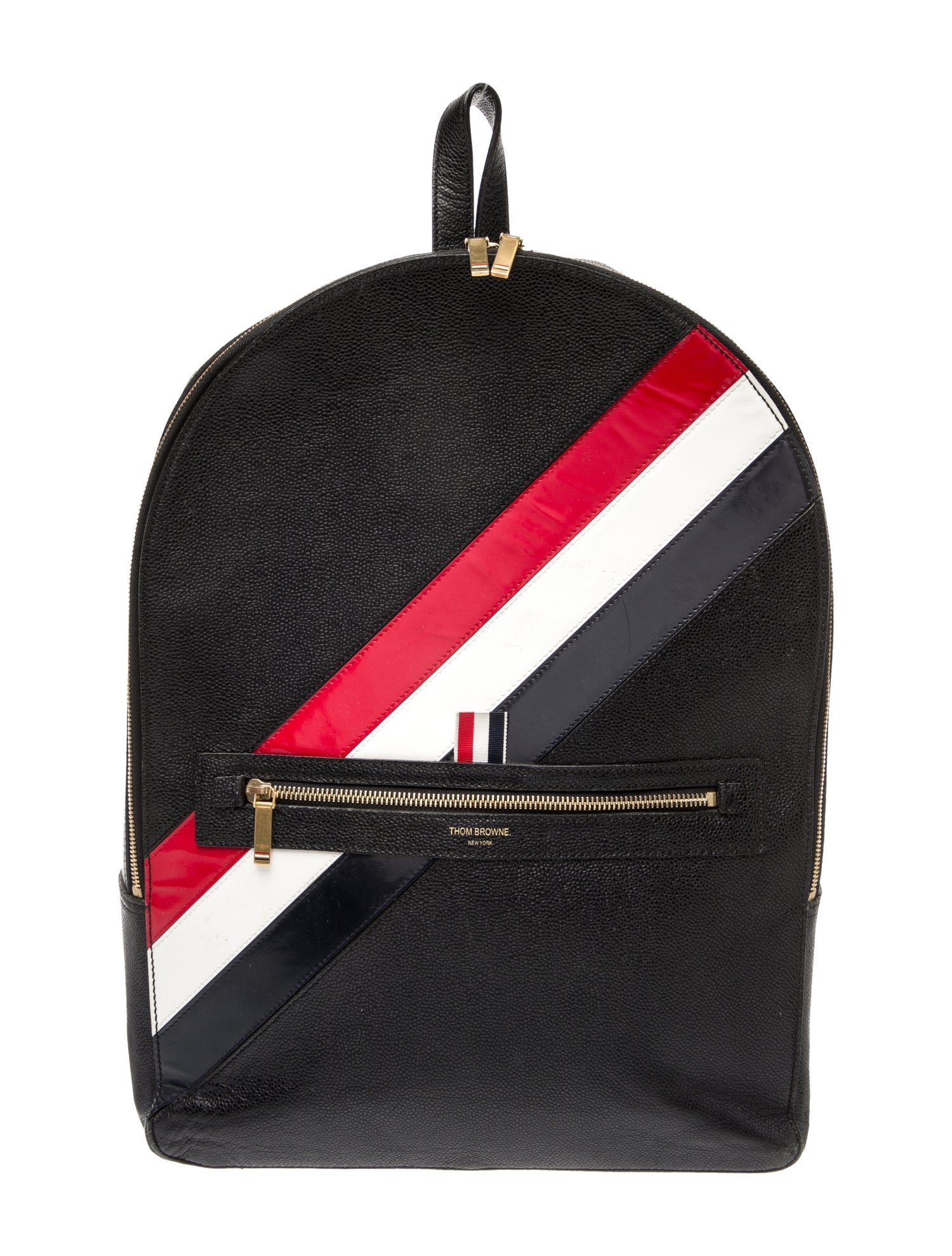 Thom Browne Leather Backpack