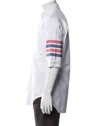 Thom Browne Striped Short Sleeve Shirt