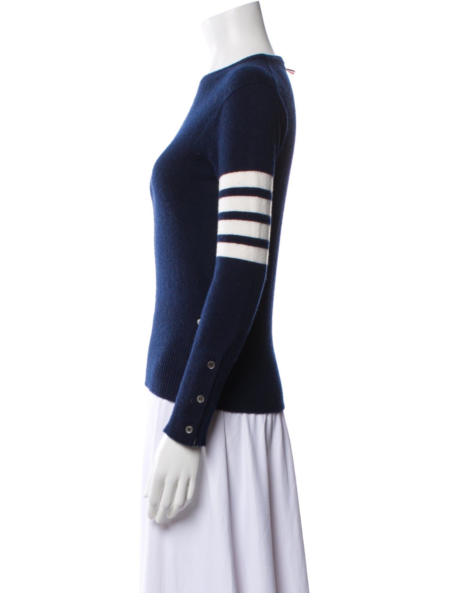 Thom Browne 4-Bar Cashmere Sweater