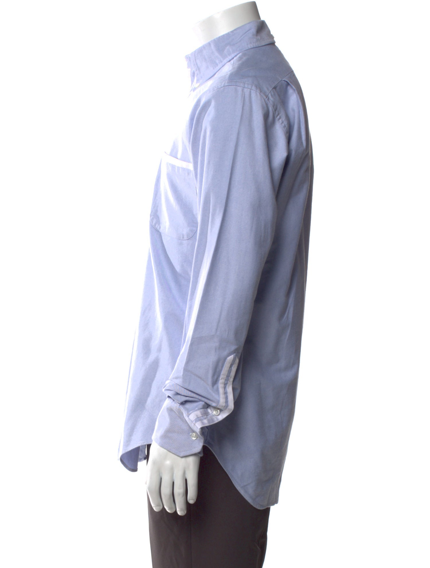 Thom Browne Striped Long Sleeve Dress Shirt