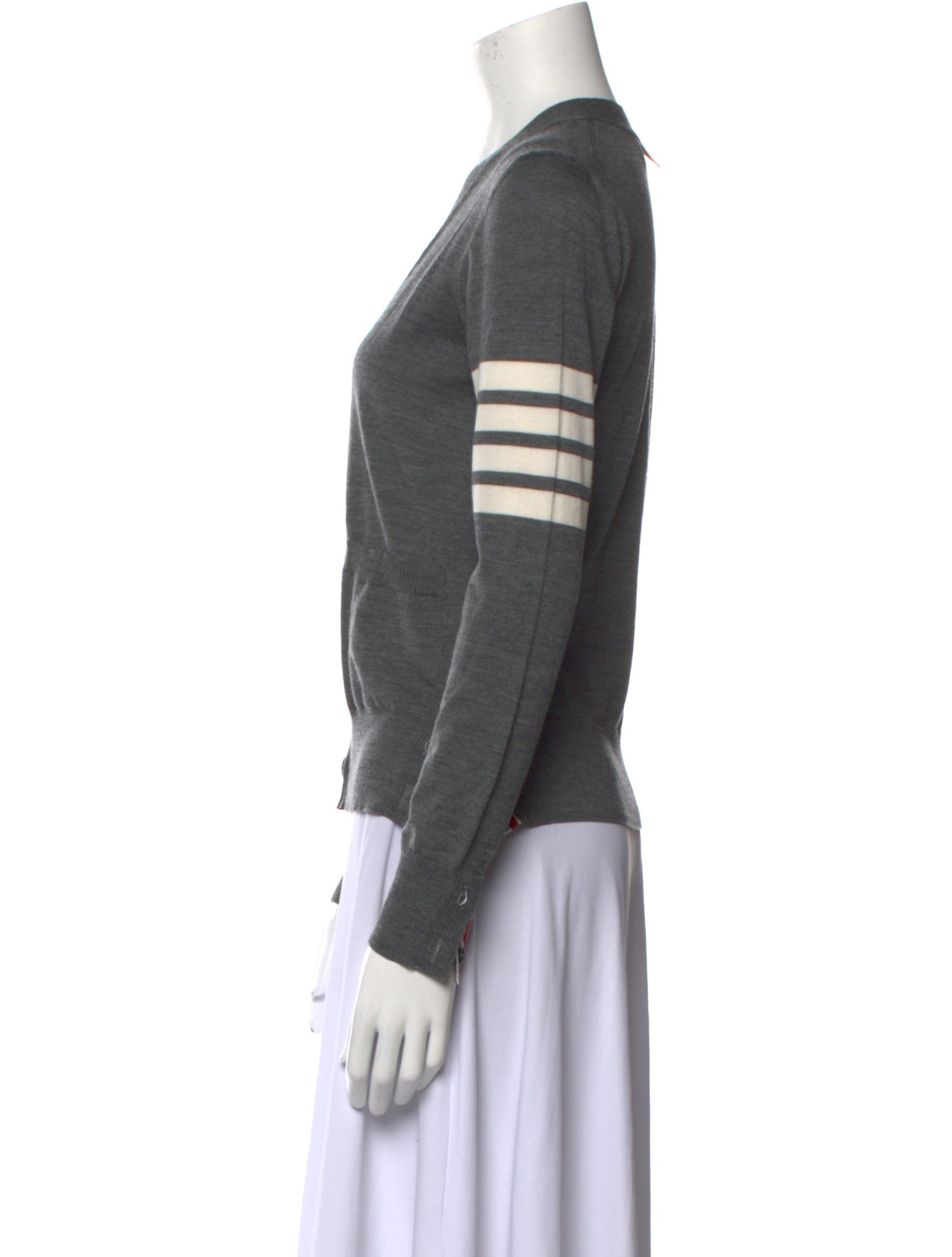 Thom Browne Virgin Wool Graphic Print Sweater