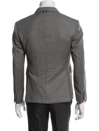Thom Browne Plaid Print Blazer