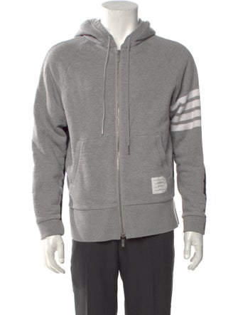 Thom Browne 4-Bar Striped Hoodie