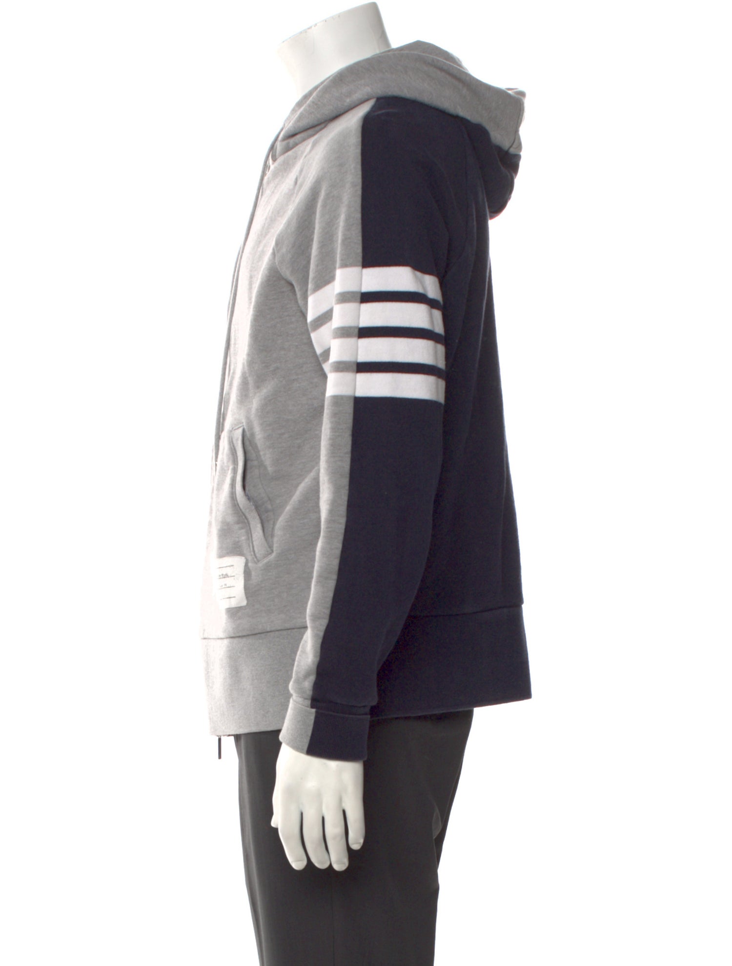 Thom Browne 4-Bar Striped Hoodie
