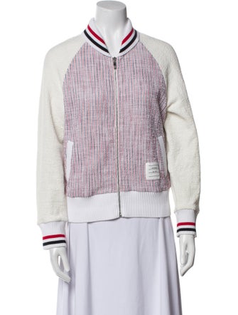 Thom Browne Striped Bomber Jacket