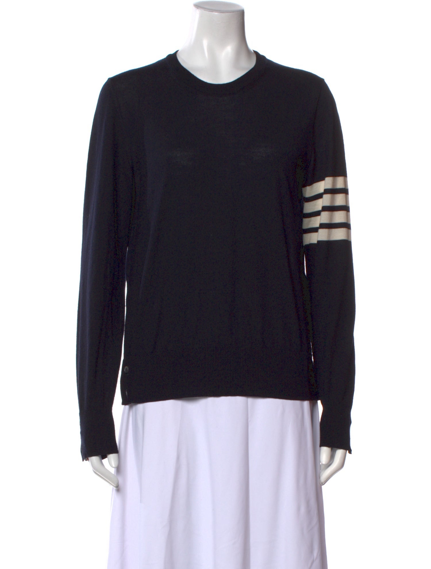 Thom Browne Merino Wool Graphic Print Sweater