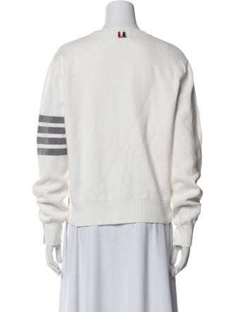 Thom Browne Striped Crew Neck Pullover