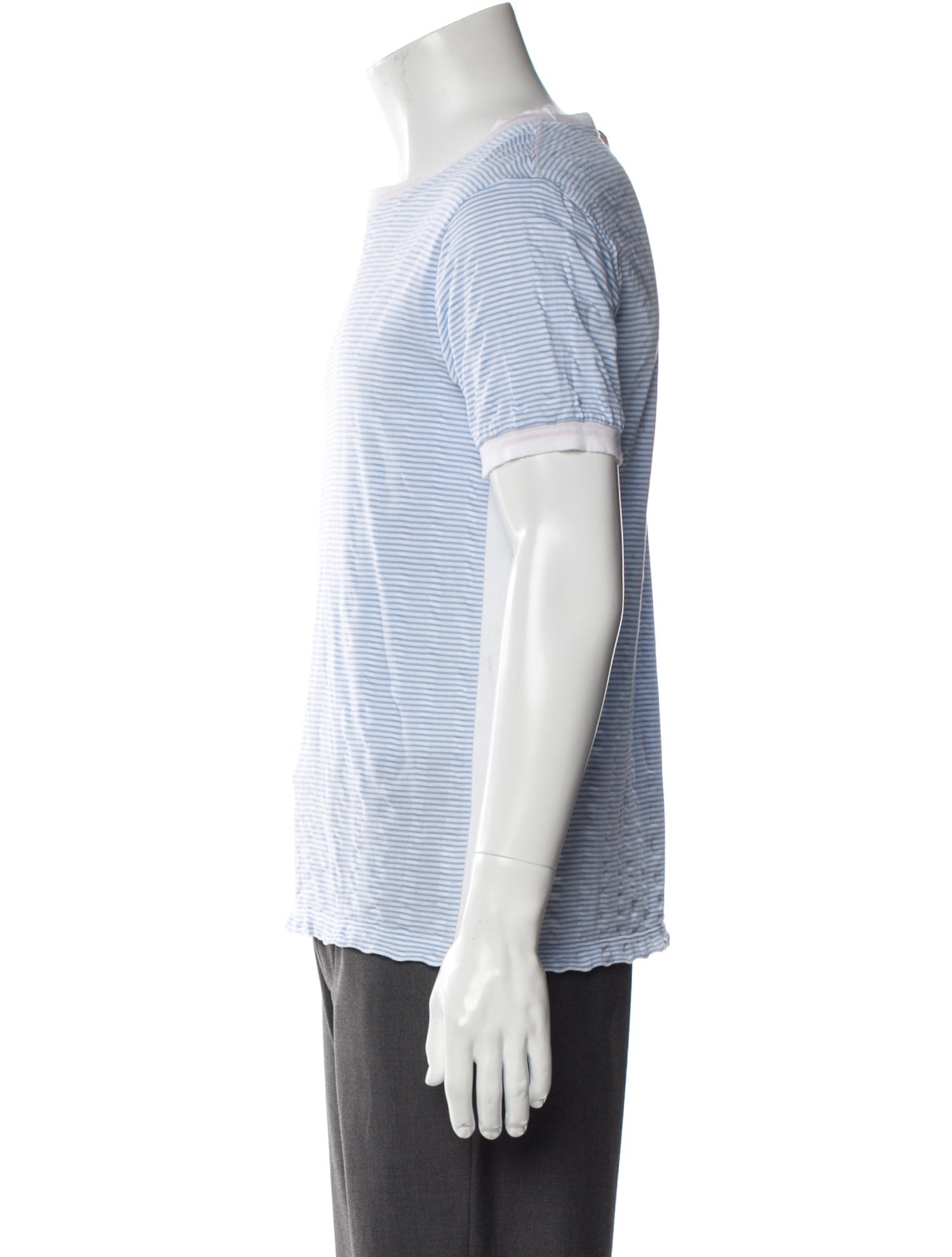 Thom Browne Striped Crew Neck T-Shirt