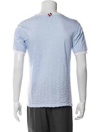 Thom Browne Striped Crew Neck T-Shirt