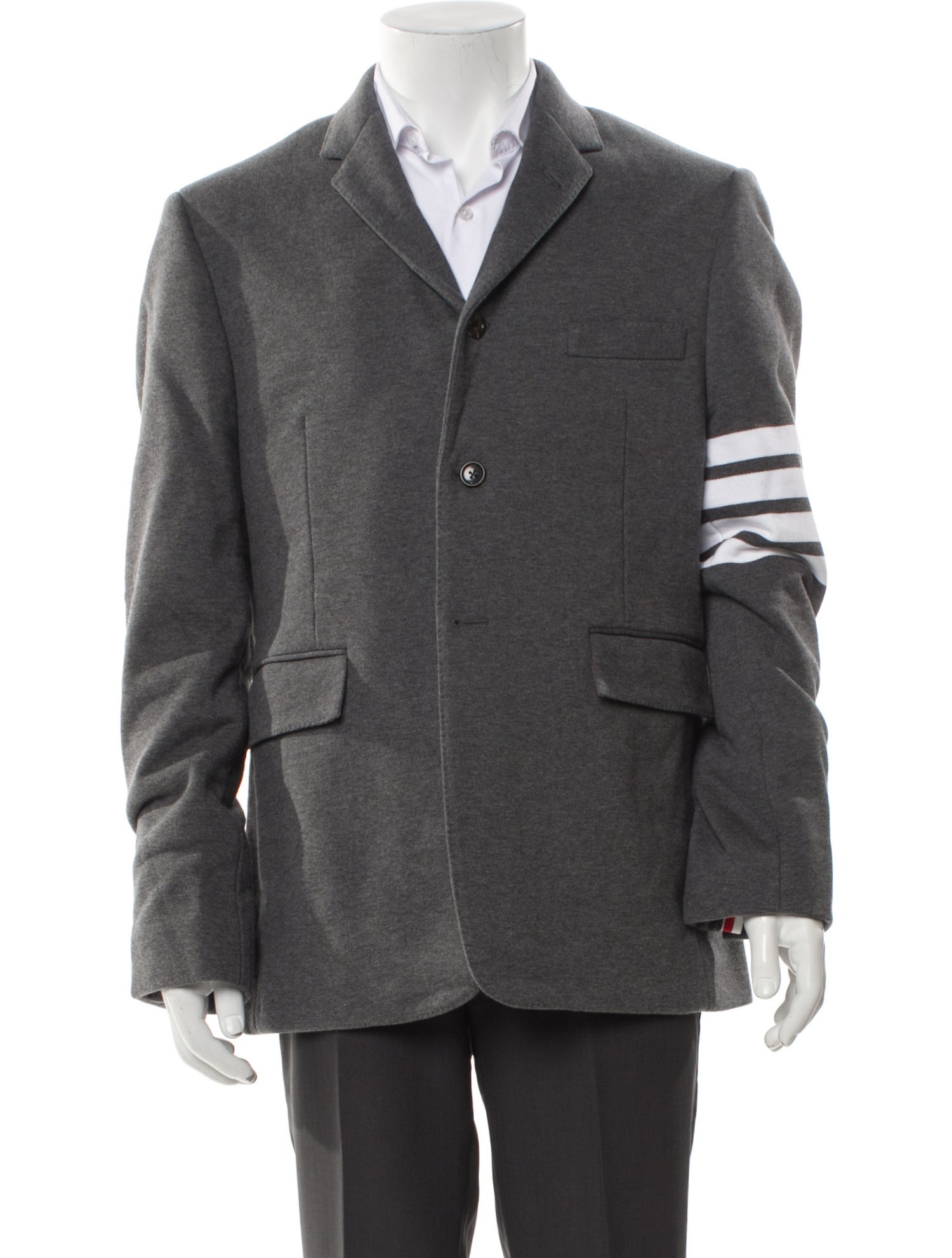 Thom Browne Loopback Jersey Cotton Blazer