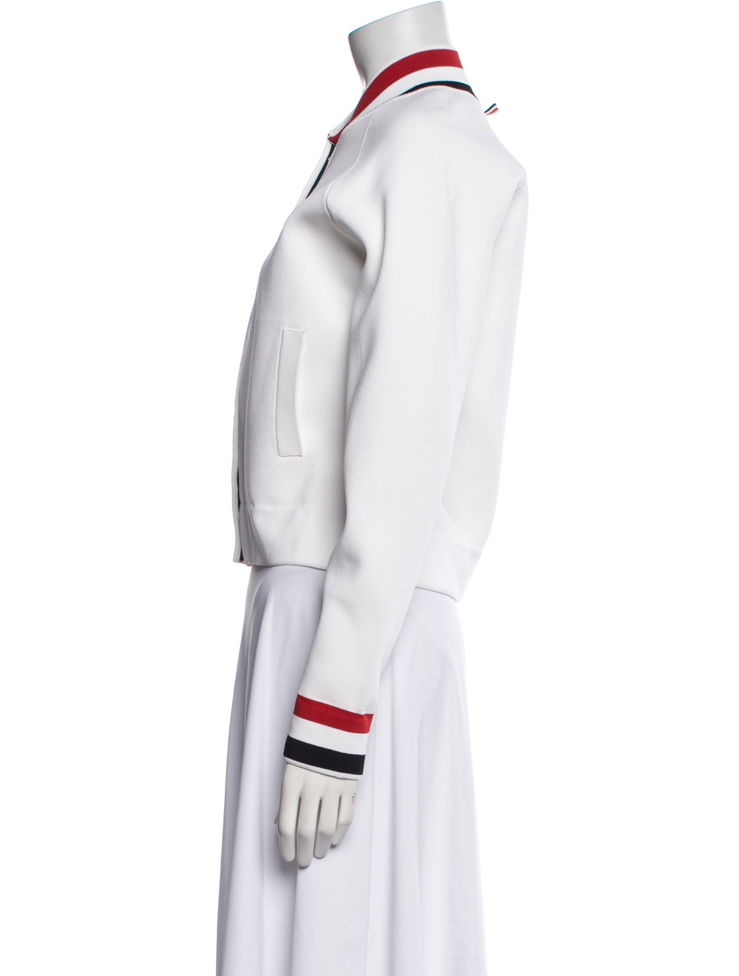 Thom Browne Floral Print Bomber Jacket