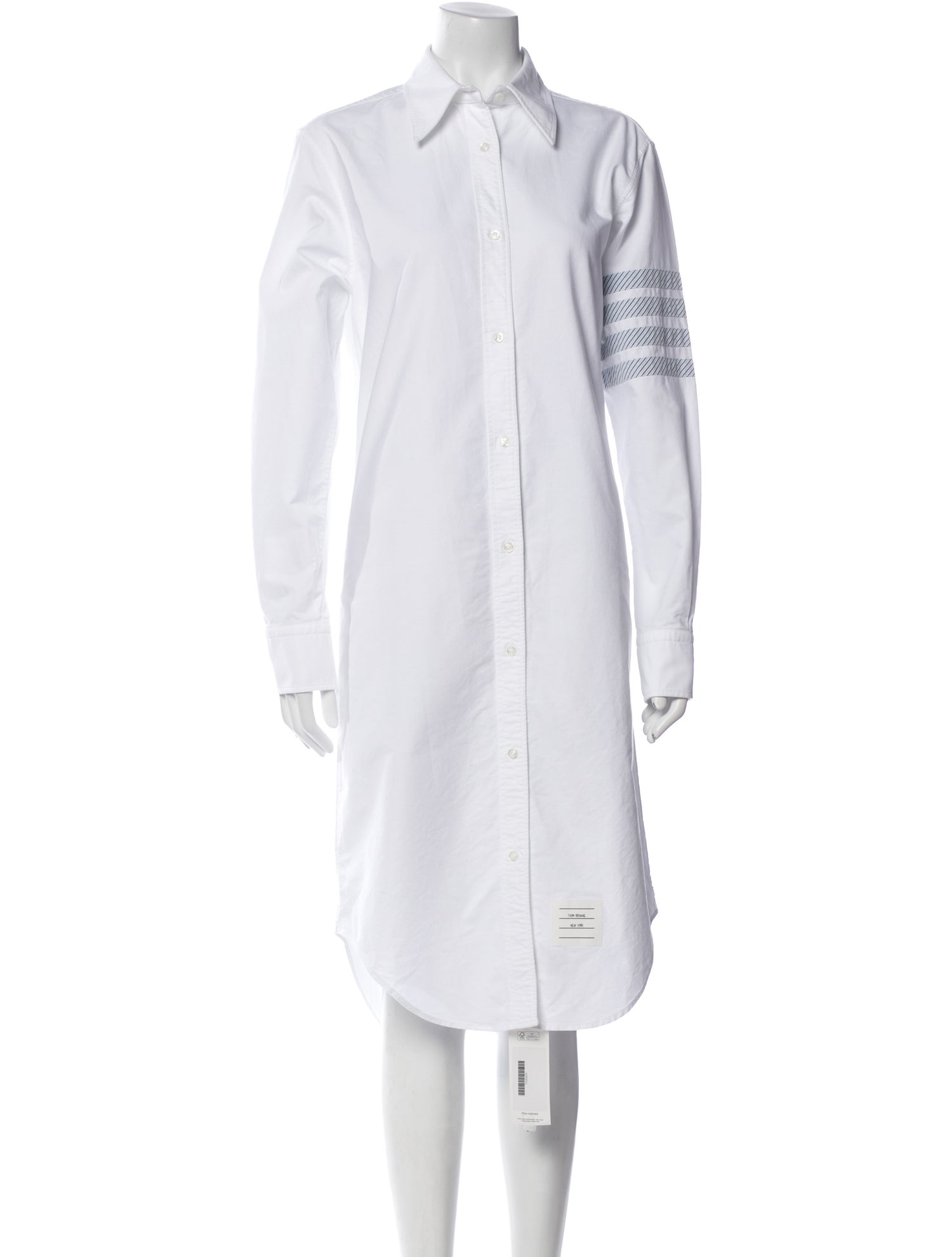 Thom Browne 4 Bar Midi Length Dress