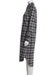 Thom Browne Plaid Print Midi Length Dress