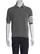 Thom Browne Virgin Wool Collar Polo Shirt