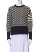 Thom Browne Wool Printed Sweater