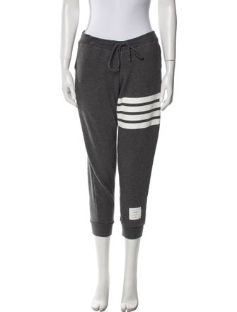 Thom Browne 4 Bar Stripe Striped Sweatpants