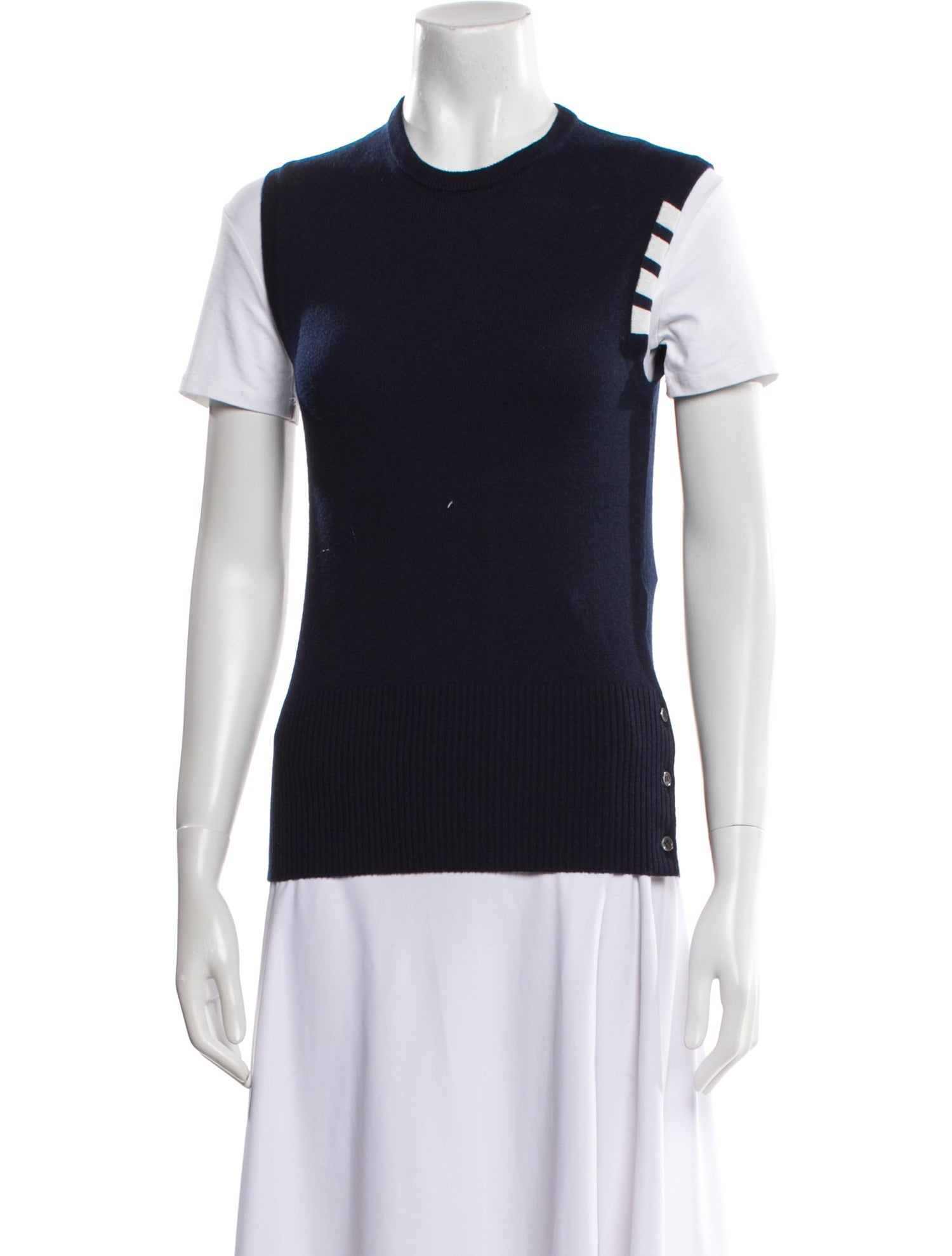 Thom Browne 4 Bar Stripe Cashmere Sweater