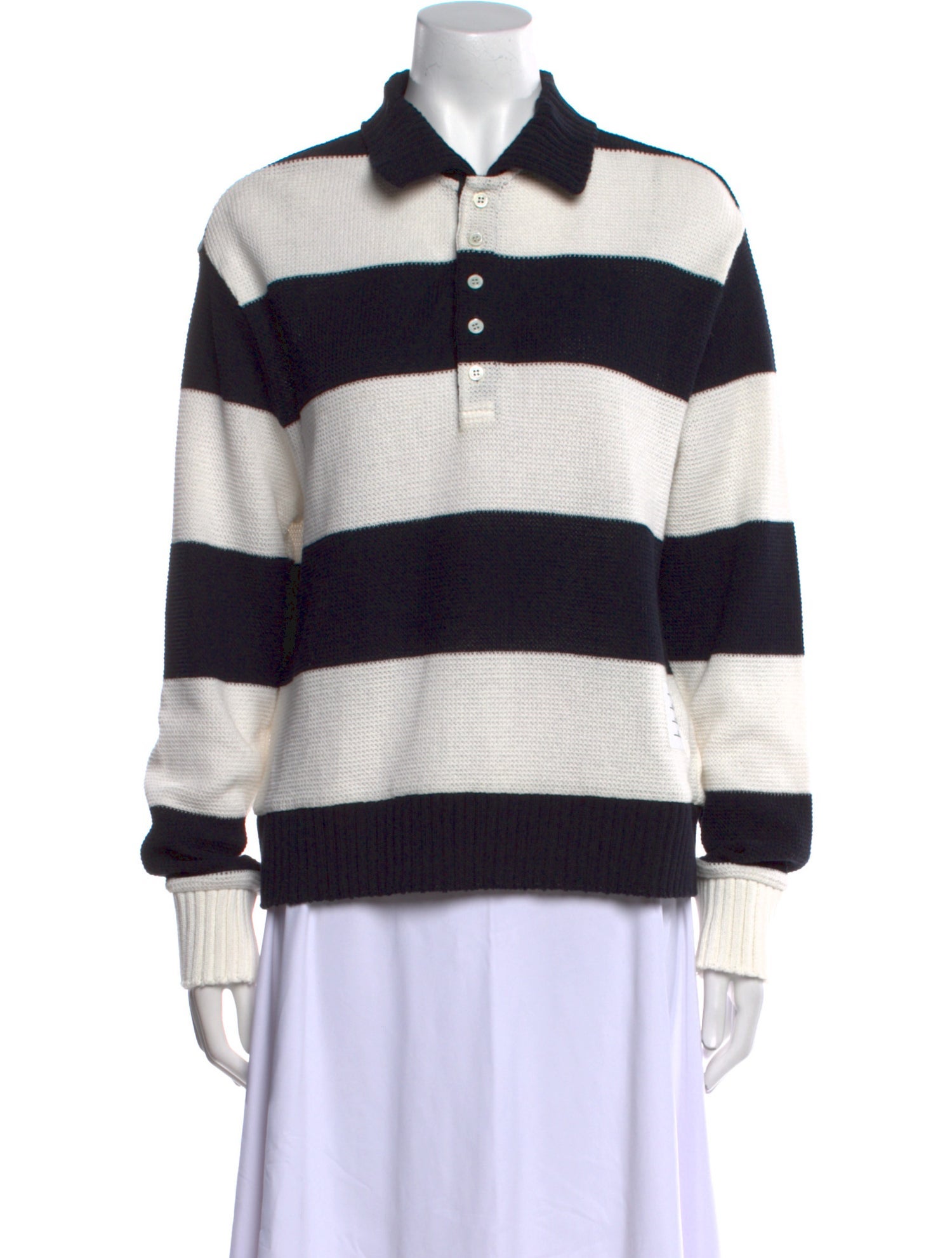 Thom Browne Striped Long Sleeve Sweatshirt w/ Tags