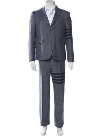 Thom Browne 4-Bar Two-Piece Wool Suit