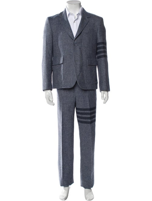 Thom Browne 4-Bar Two-Piece Wool Suit