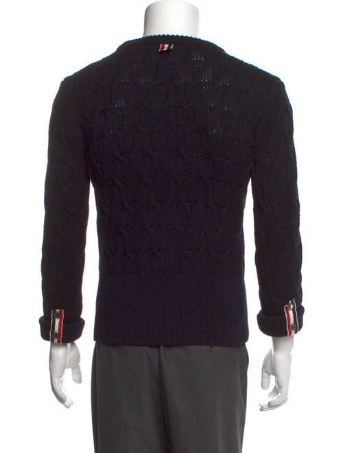 Thom Browne Wool Crew Neck Pullover