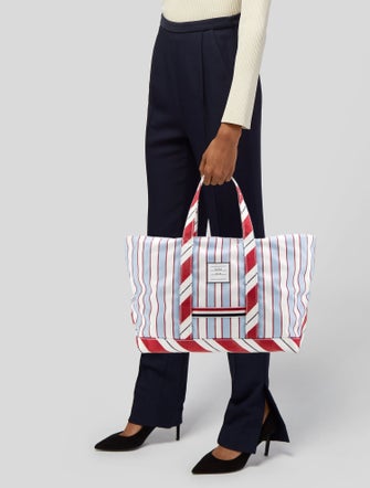 Thom Browne Canvas Tote