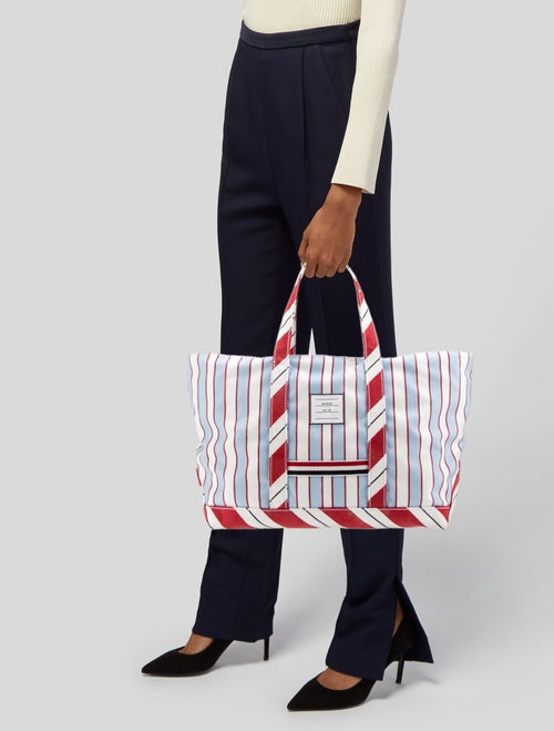 Thom Browne Canvas Tote