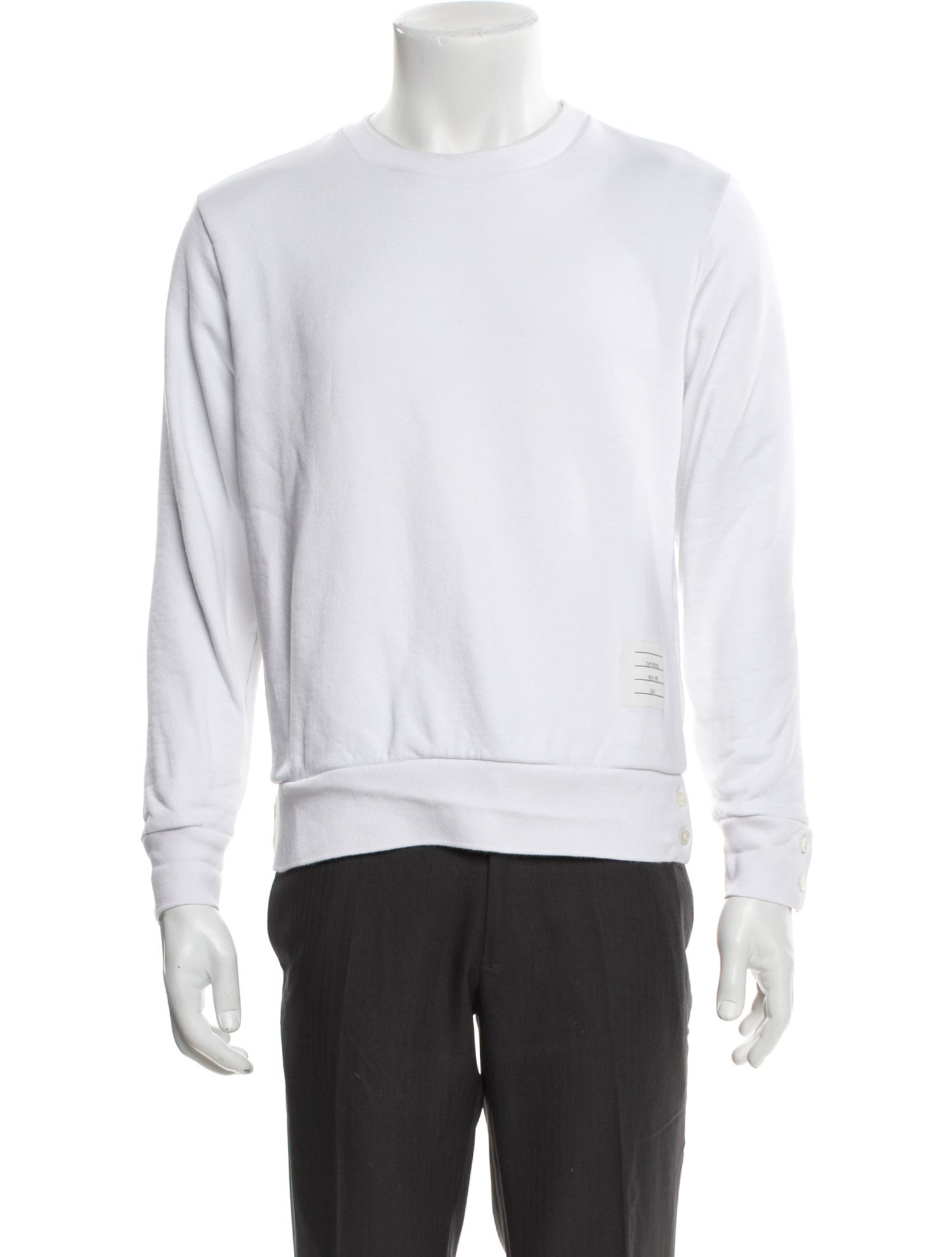 Thom Browne Crew Neck Long Sleeve Sweatshirt