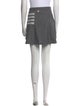 Thom Browne Pleated Accents Mini Skirt