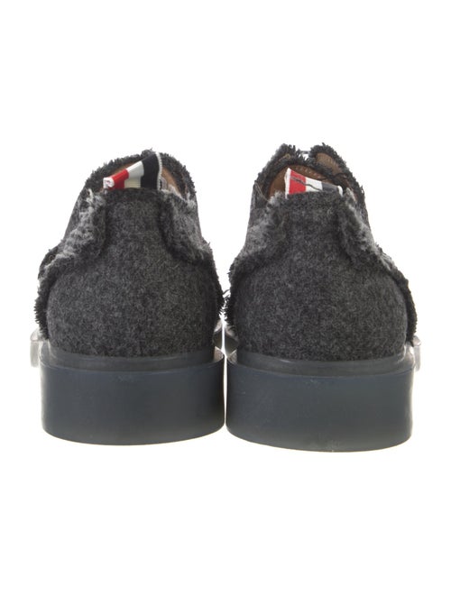 Thom Browne Wool Raw-Edge Trim Brogues