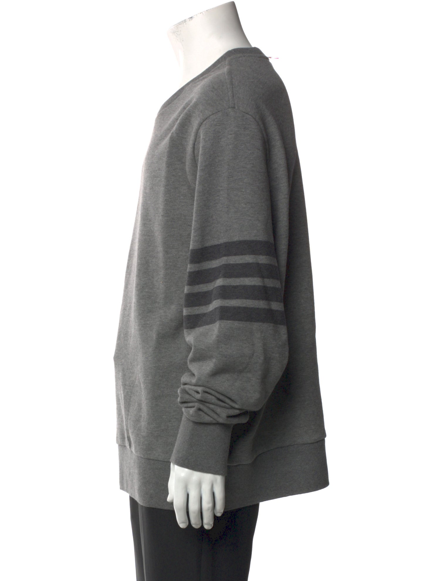 Thom Browne Striped Crew Neck Sweatshirt