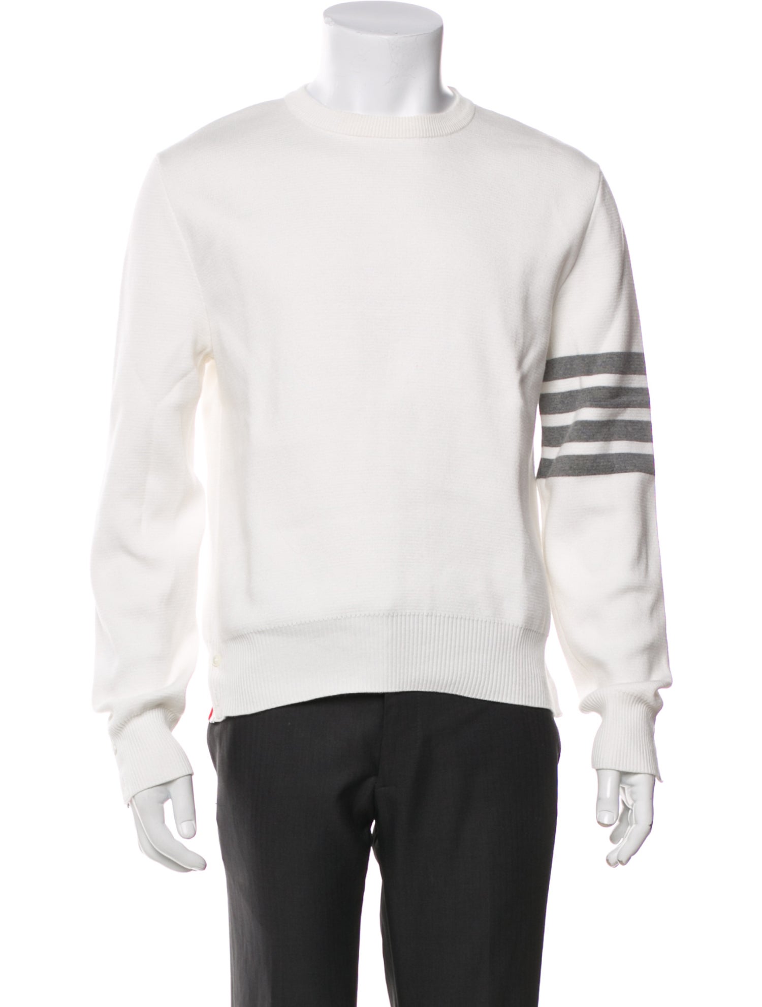Thom Browne Striped Crew Neck Sweatshirt