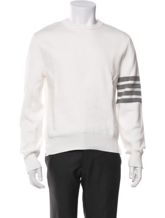 Thom Browne Striped Crew Neck Sweatshirt