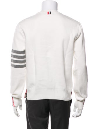 Thom Browne Striped Crew Neck Sweatshirt